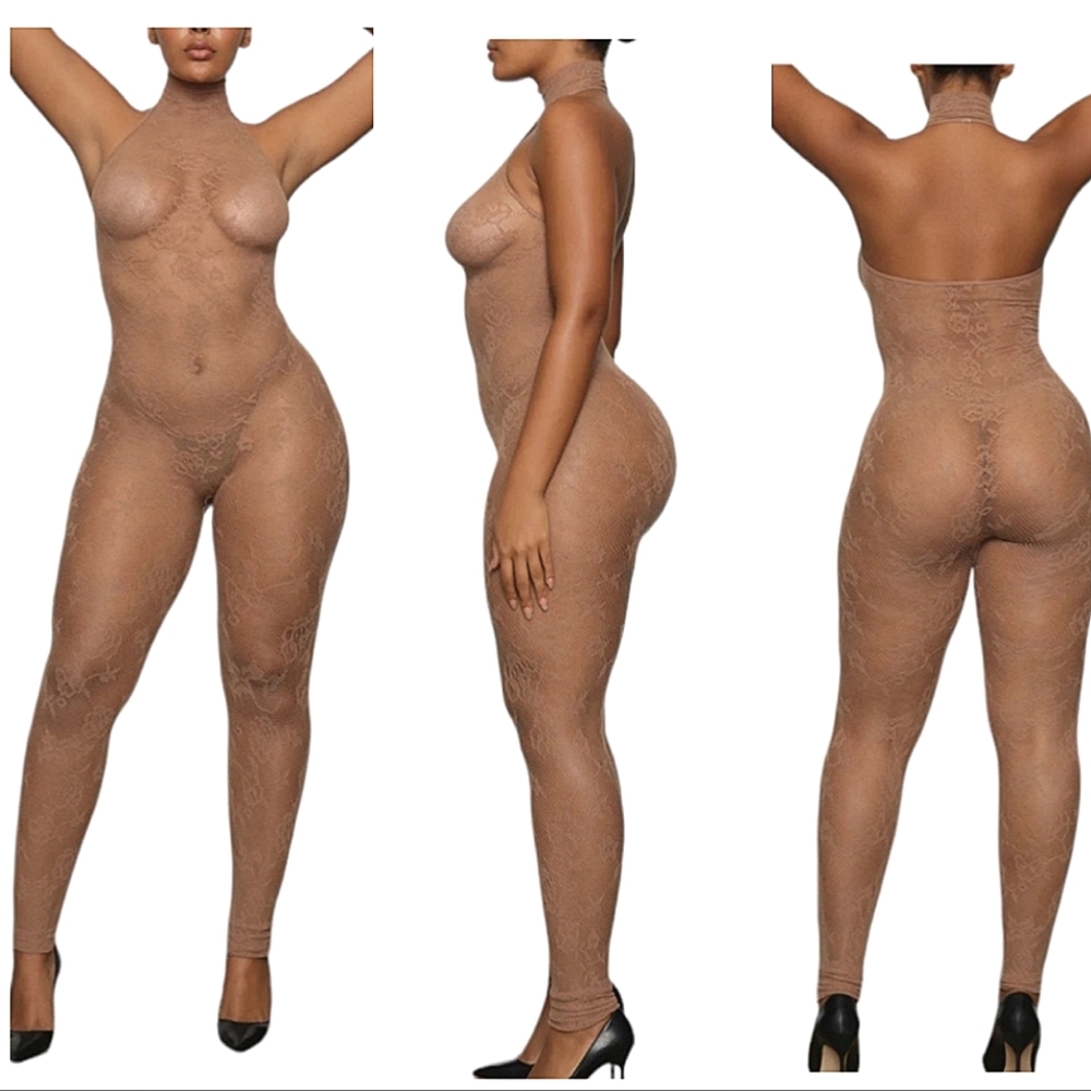 SKIMS Knit Lace Catsuit